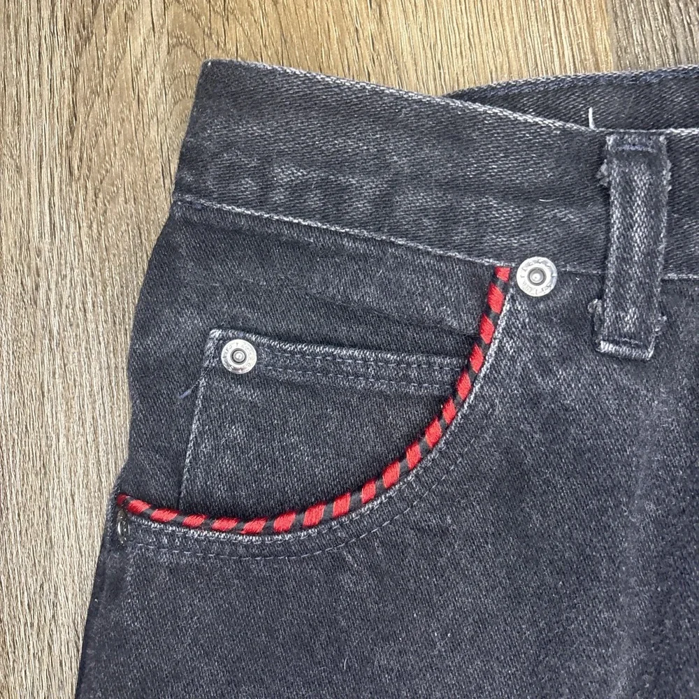 Vtg Wrangler SilverLake Jeans Women 11 (28x31) Black Bareback Western Cowgirl US